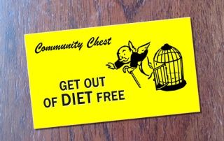 'Get out of diet free' card